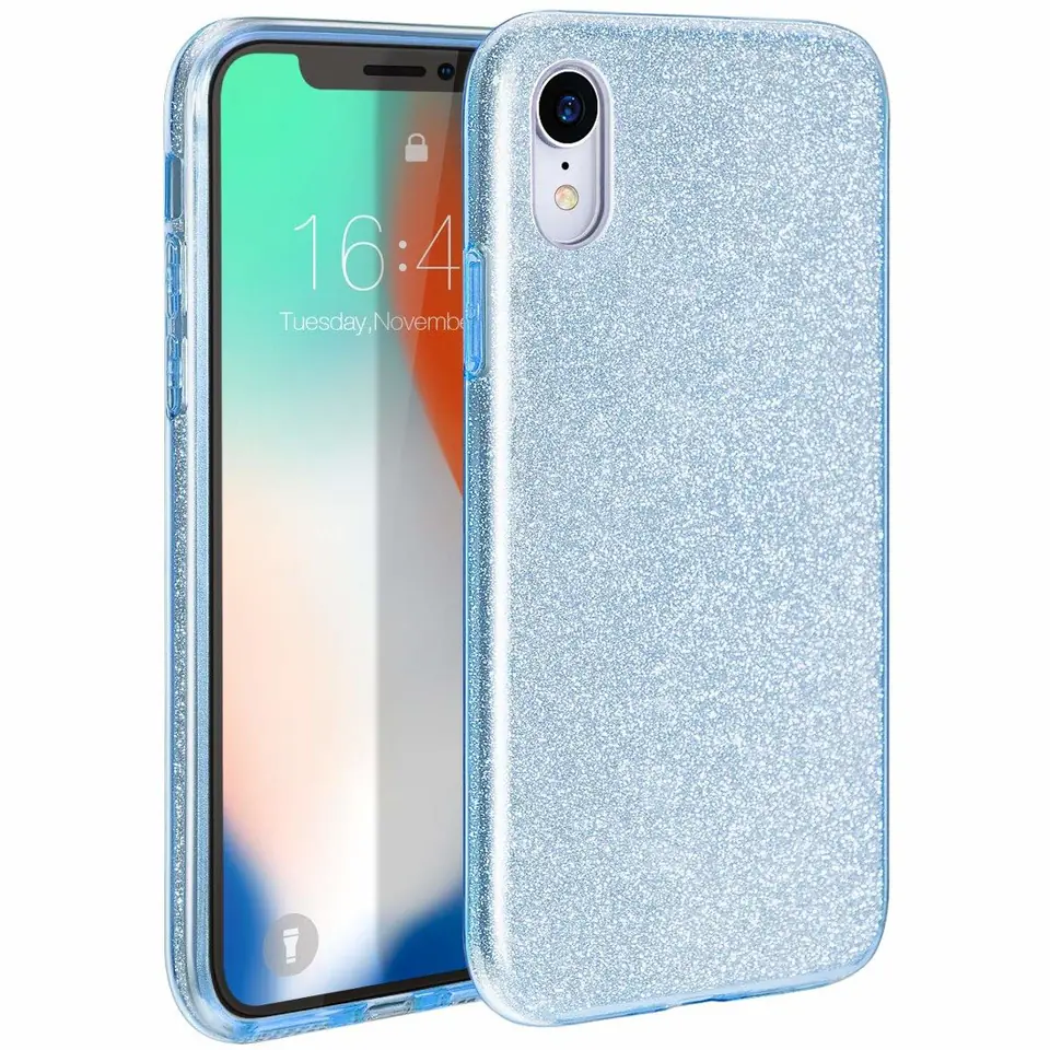 ⁨Glitter case LG K8 2018 blue⁩ at Wasserman.eu