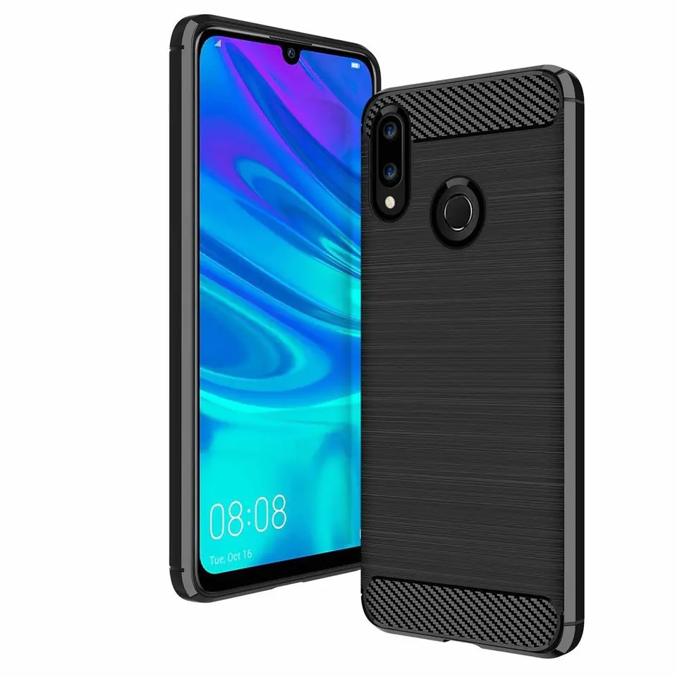 ⁨Case HUAWEI P SMART 2019 Nexeri Carbon Armoured black⁩ at Wasserman.eu