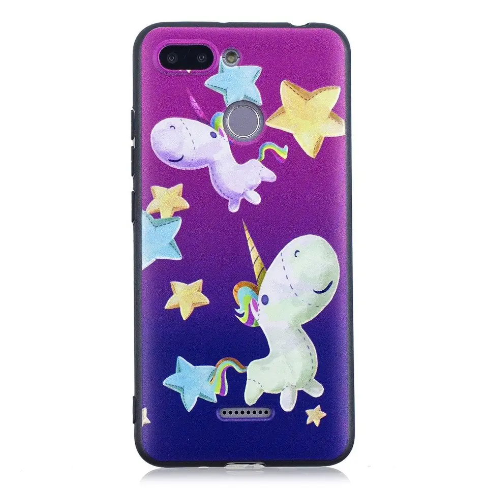 ⁨Slim Art Case Xiaomi Redmi 6 Dual Camera: 12MP+5MP unicorn and star⁩ at Wasserman.eu