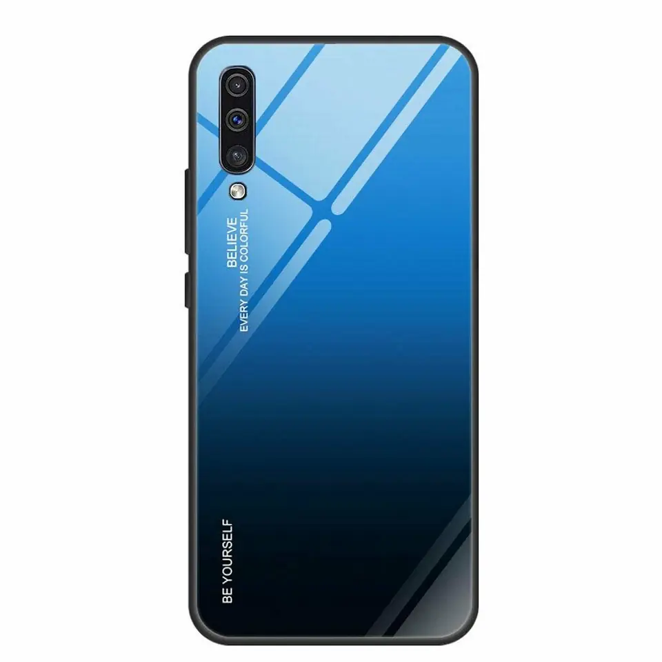 ⁨Glass Case Gradient IPHONE 11 PRO black-blue⁩ at Wasserman.eu