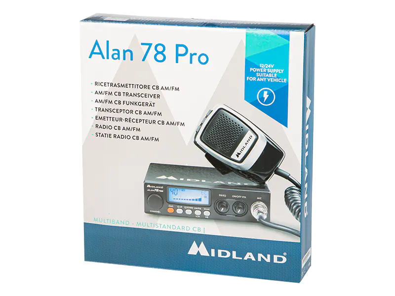 CB Radio ALAN-78 PRO AM/FM/ASQ 12/24V at Wasserman.eu