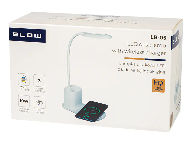 BLOW Wireless Charging Pad + DESK LAMP QC LB-0 at Wasserman.eu