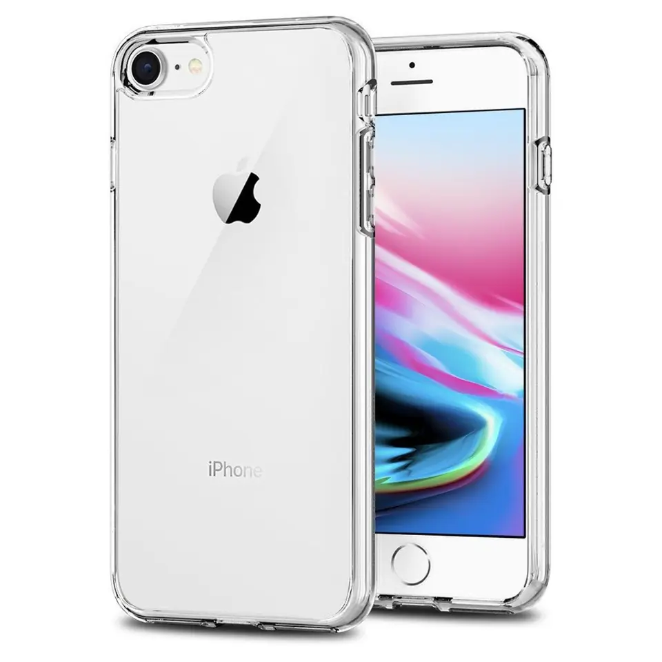 ⁨Case IPHONE SE 2022 / SE 2020 / 7 / 8 Slim case Protect 2mm clear cover transparent⁩ at Wasserman.eu