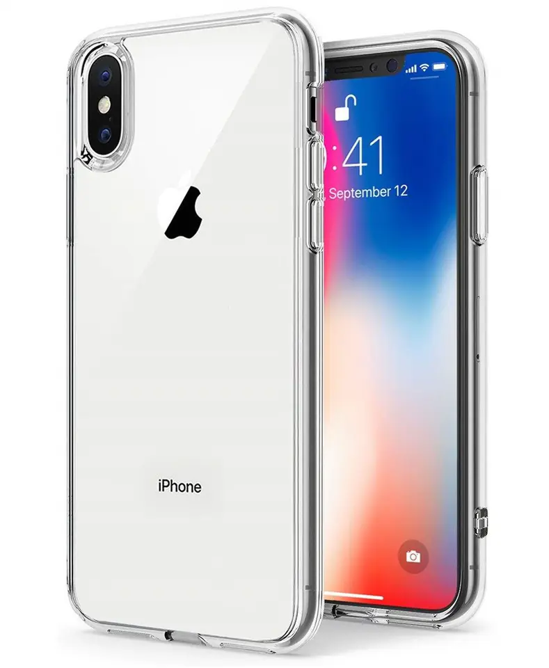 ⁨Case IPHONE XS MAX Slim case Protect 2mm clear cover transparent⁩ at Wasserman.eu