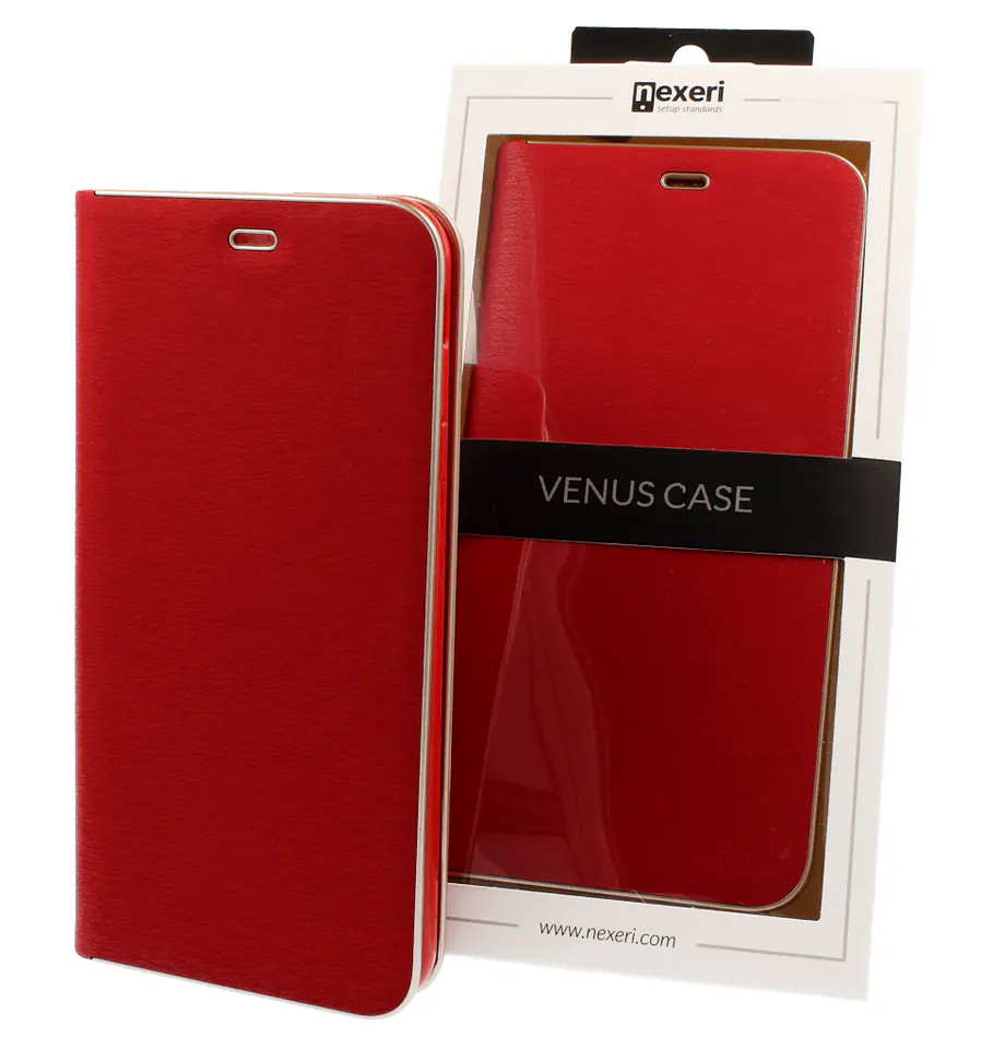 ⁨Case SAMSUNG GALAXY NOTE 10 with Nexeri Venus flip red⁩ at Wasserman.eu