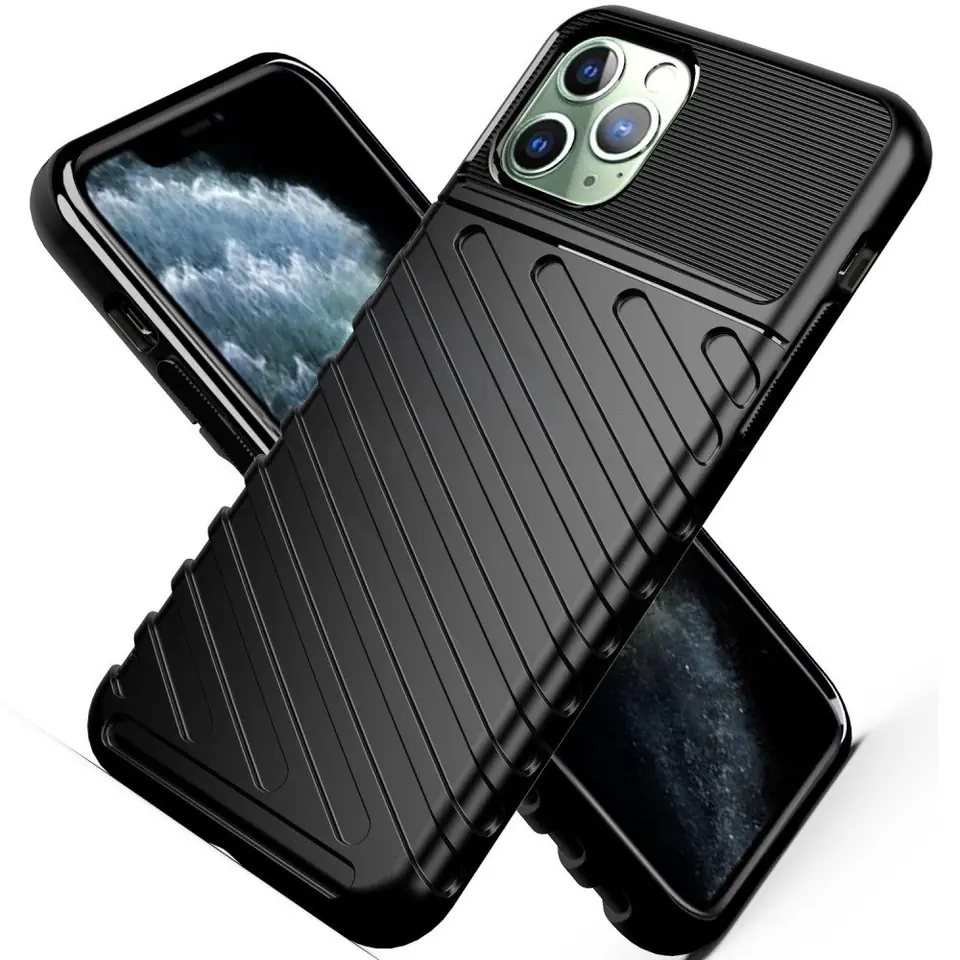 ⁨Case IPHONE 11 PRO MAX Armoured Thunder black⁩ at Wasserman.eu