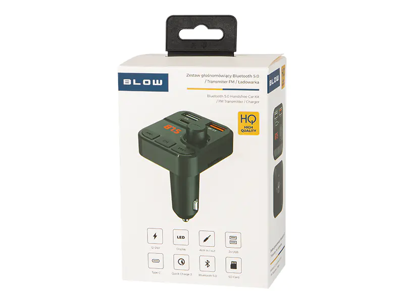 BLOW USB FM Transmitter+Charger 3,1A at Wasserman.eu