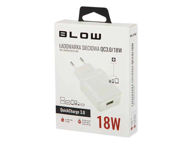 BLOW CHARGER USB QC3.0 18W at Wasserman.eu
