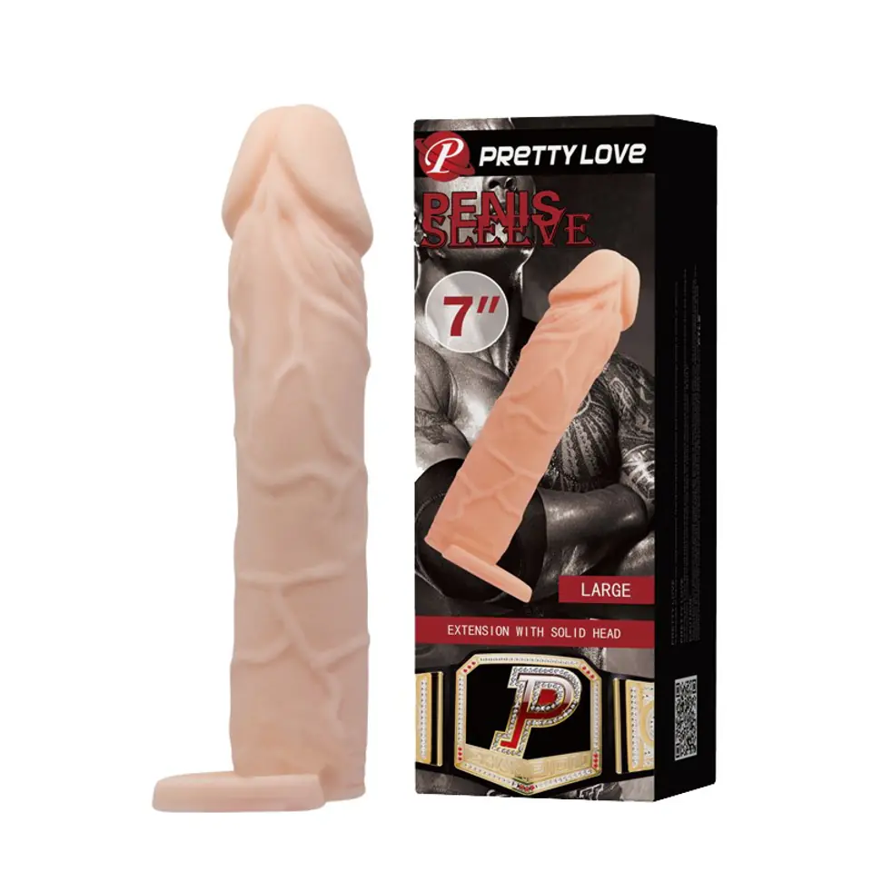 NAKŁADKA PRETTY LOVE - PENIS SLEEVE L w sklepie Wasserman.eu