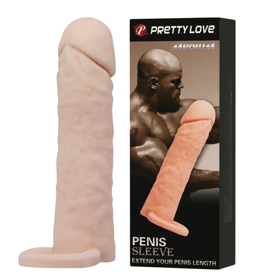 NAKŁADKA PRETTY LOVE - PENIS SLEEVE M w sklepie Wasserman.eu