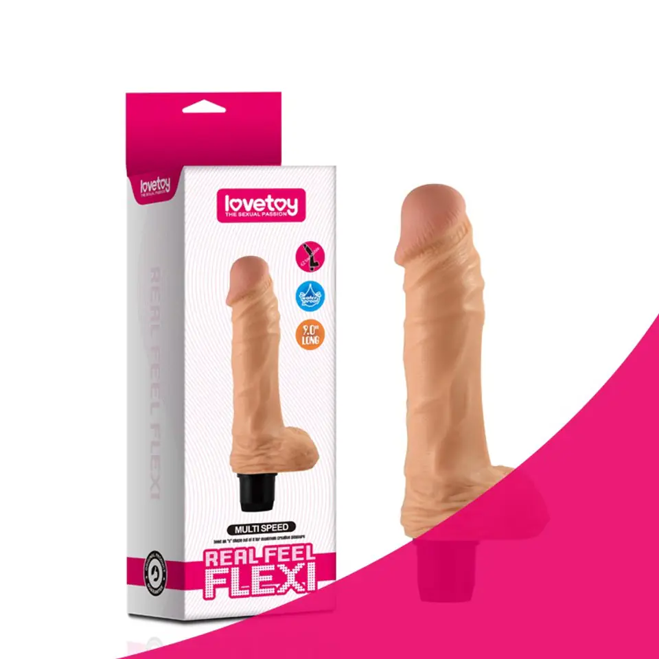 ⁨DILDO 9.25 FLEXI VIBRATOR⁩ w sklepie Wasserman.eu