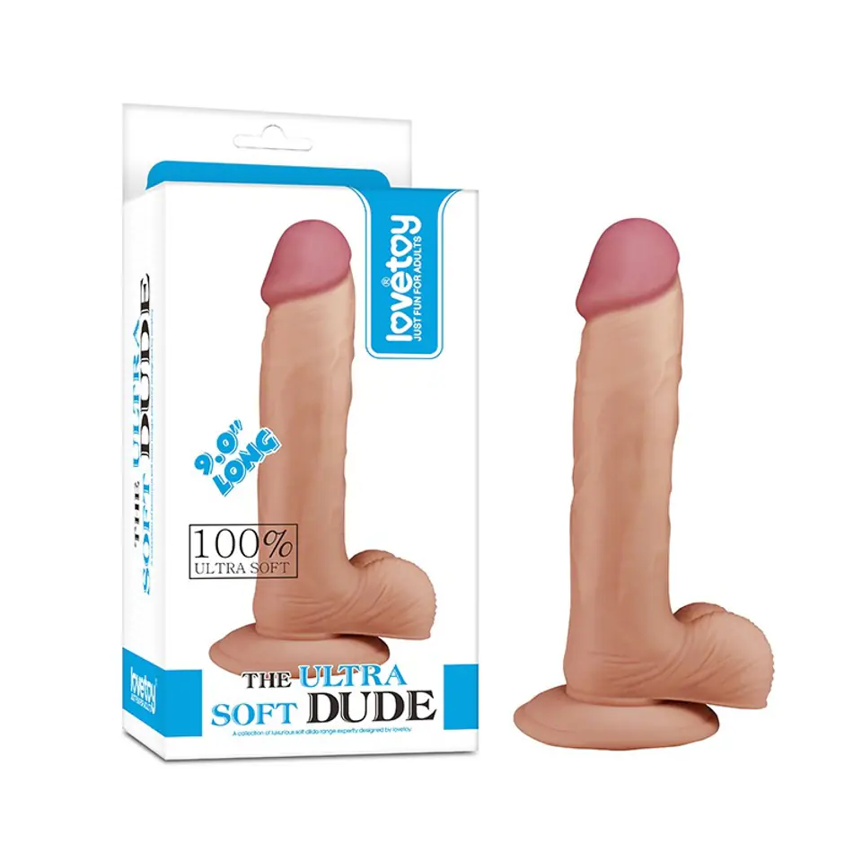 ⁨Dildo with suction cup 22cm Lovetoy⁩ at Wasserman.eu