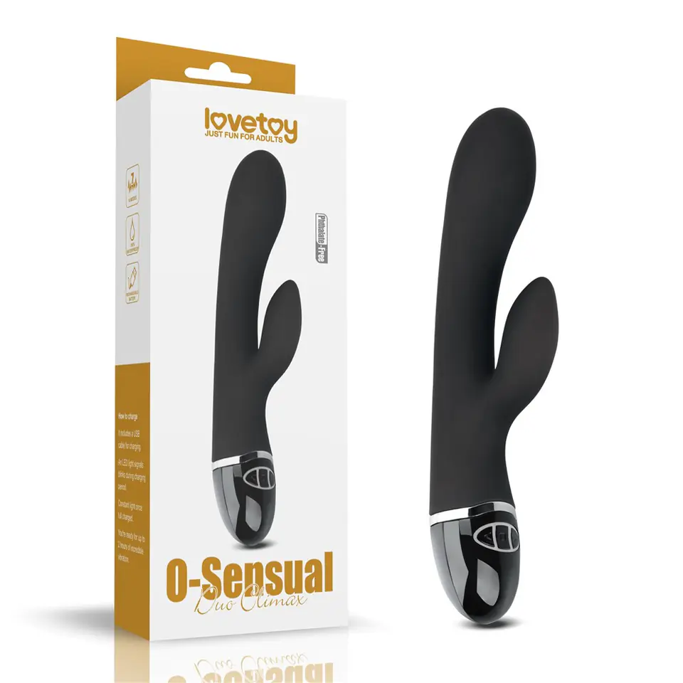 ⁨O-SENSUAL CLIT DUO CLIMAX VIBRATOR⁩ at Wasserman.eu