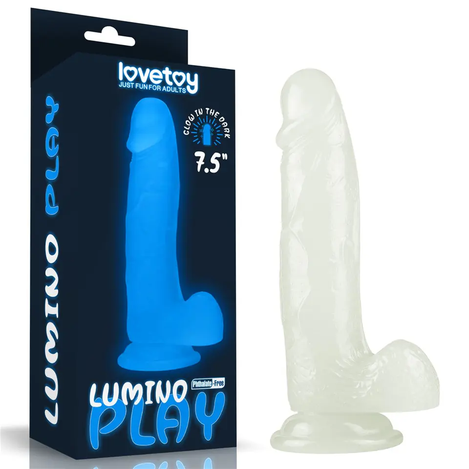 ⁨Dildo glowing in the dark Lumino Play 19 cm Lovetoy⁩ at Wasserman.eu