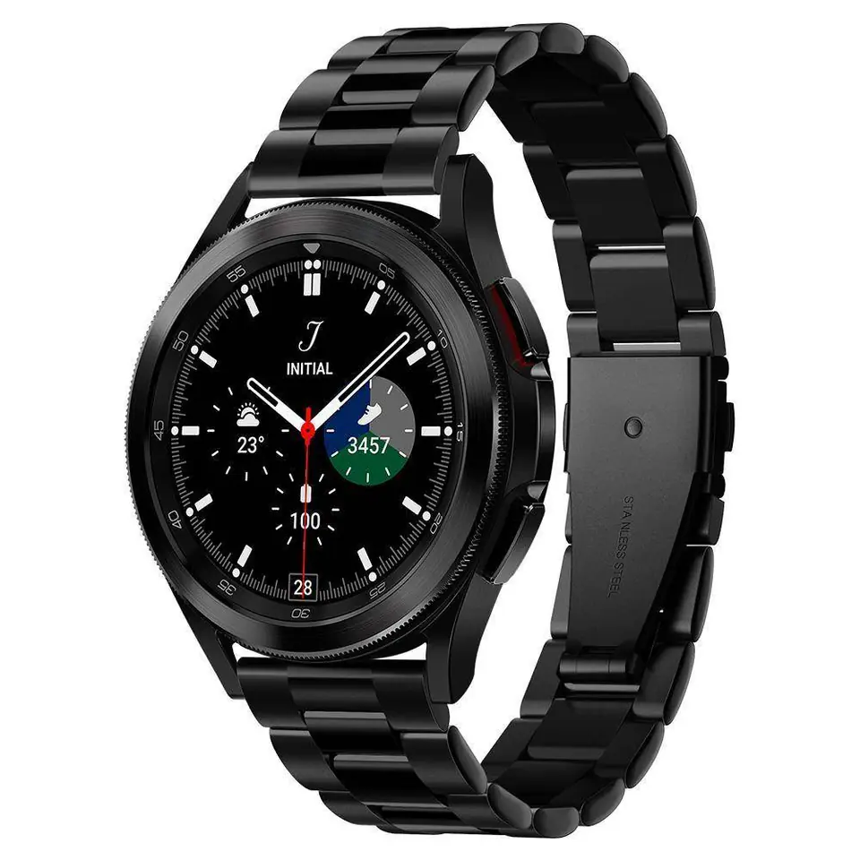 ⁨Pasek SAMSUNG GALAXY WATCH 42mm Spigen Modern Fit Band czarny⁩ w sklepie Wasserman.eu