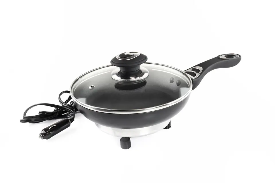 ⁨Electric frying pan for car 20cm x 4cm 150w 12v⁩ at Wasserman.eu