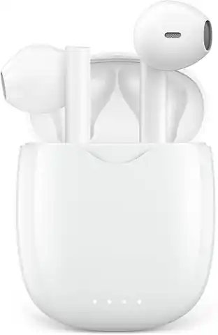 ⁨Słuchawki Bezprzewodowe TWS HF Bluetooth 5.1 Douszne G02 białe⁩ w sklepie Wasserman.eu