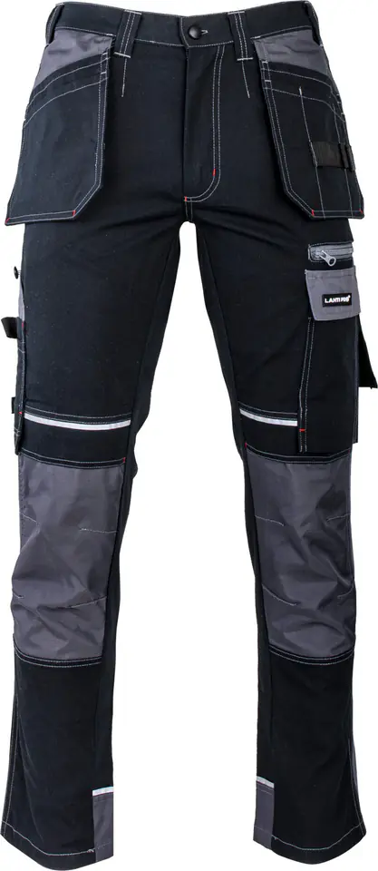 ⁨Pants black and gray with reinforcements, "xl", ce, lahti⁩ at Wasserman.eu