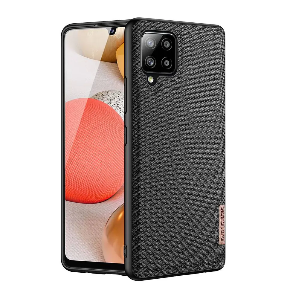 ⁨Case SAMSUNG GALAXY A42 5G Dux Ducis Fino Nylon black⁩ at Wasserman.eu