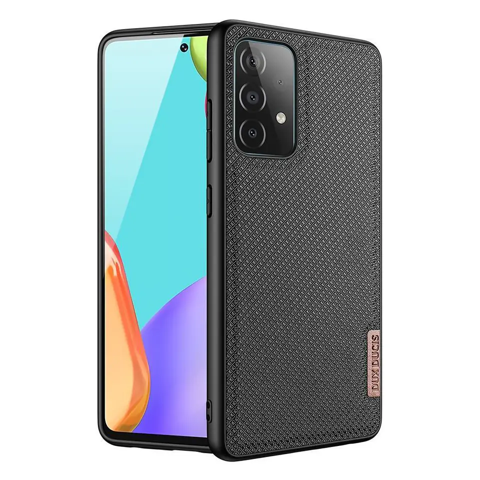 ⁨Case SAMSUNG GALAXY A72 5G Dux Ducis Fino Nylon black⁩ at Wasserman.eu