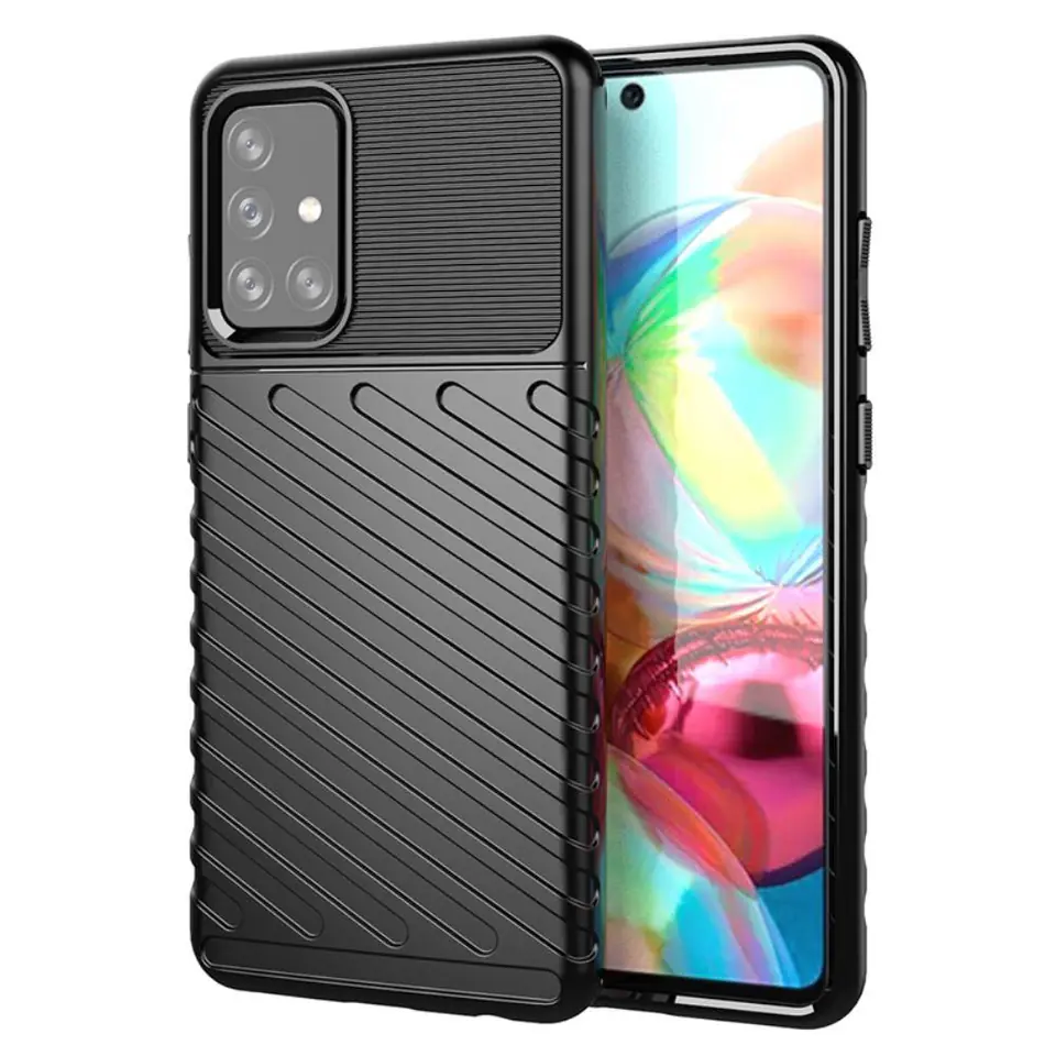 ⁨Case SAMSUNG GALAXY A72 5G Armored Thunder black⁩ at Wasserman.eu