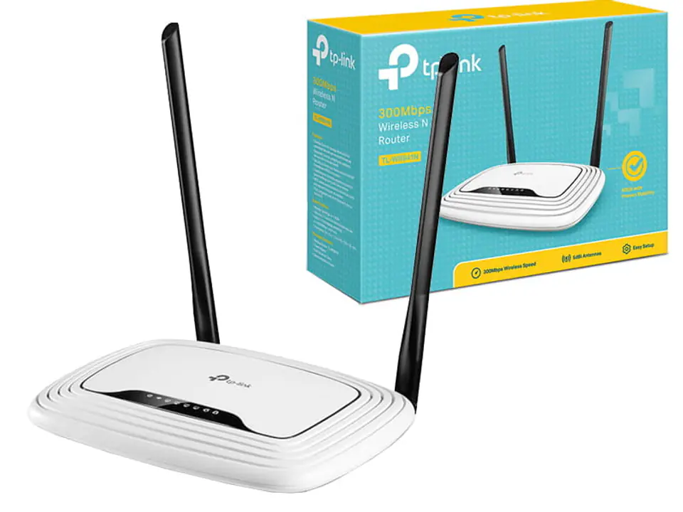 ⁨Wireless N 300Mbps Tp-Link TL-WR841N WiFi router⁩ at Wasserman.eu