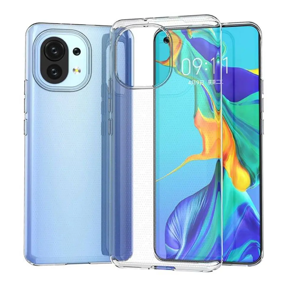 ⁨Etui XIAOMI MI 11 Jelly Case Mercury silikonowe transparentne⁩ w sklepie Wasserman.eu