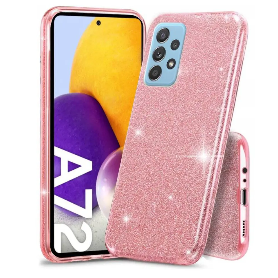 ⁨Case SAMSUNG GALAXY A72 Glitter pink⁩ at Wasserman.eu