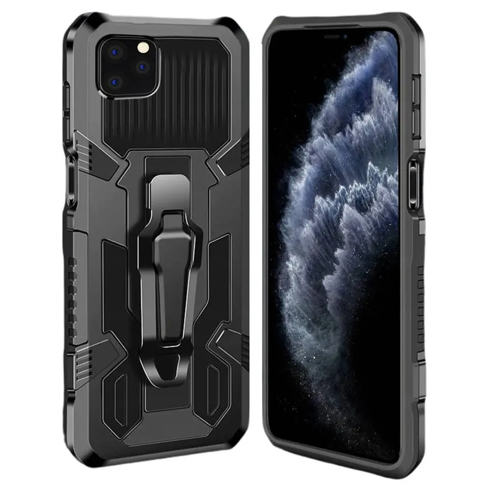 ⁨Case IPHONE 11 PRO MAX Armoured Nexeri Tank Case black⁩ at Wasserman.eu