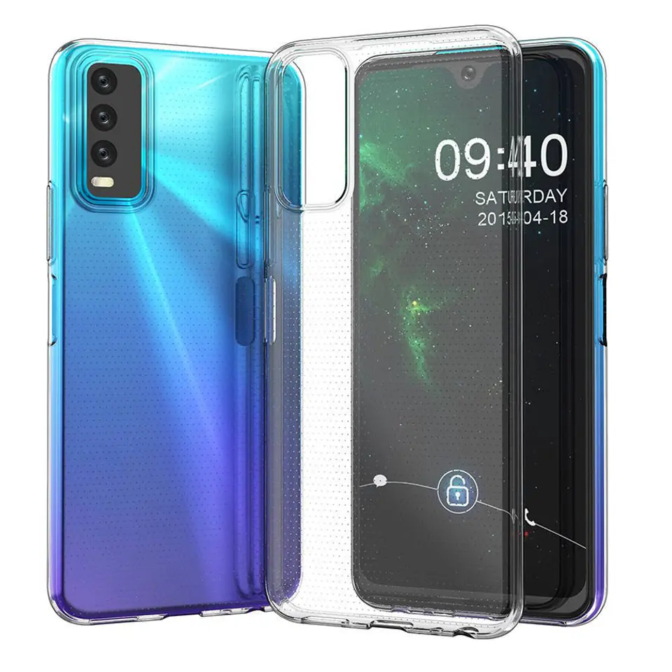 ⁨VIVO Case Y11S / Y20S Slim Case Protect 2mm transparent⁩ at Wasserman.eu