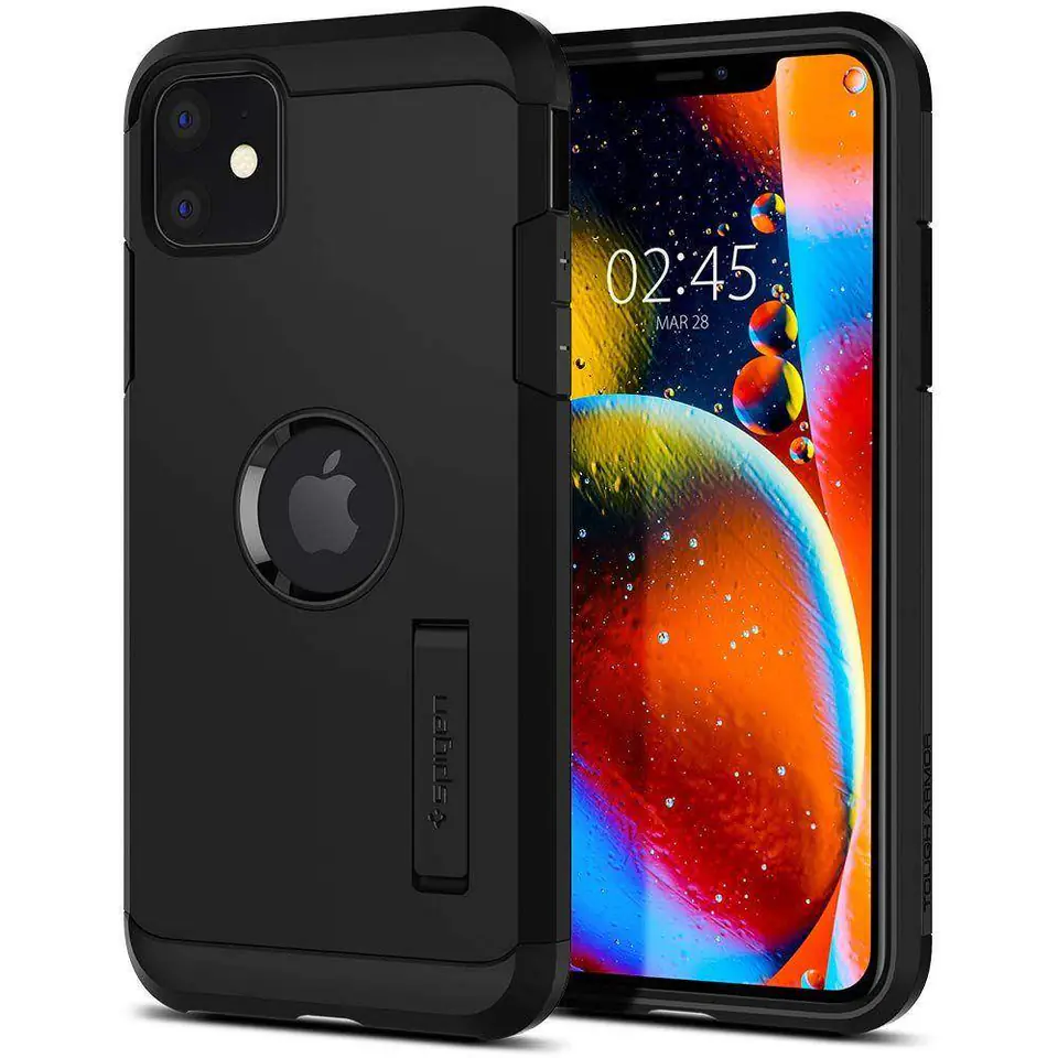 ⁨Spigen Tough Armor iPhone 11 black 076CS27190⁩ at Wasserman.eu