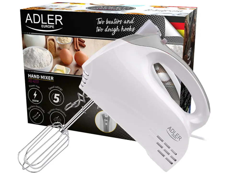 Kitchen mixer two sets of 5-speed stirrers AD 4201 g at Wasserman.eu