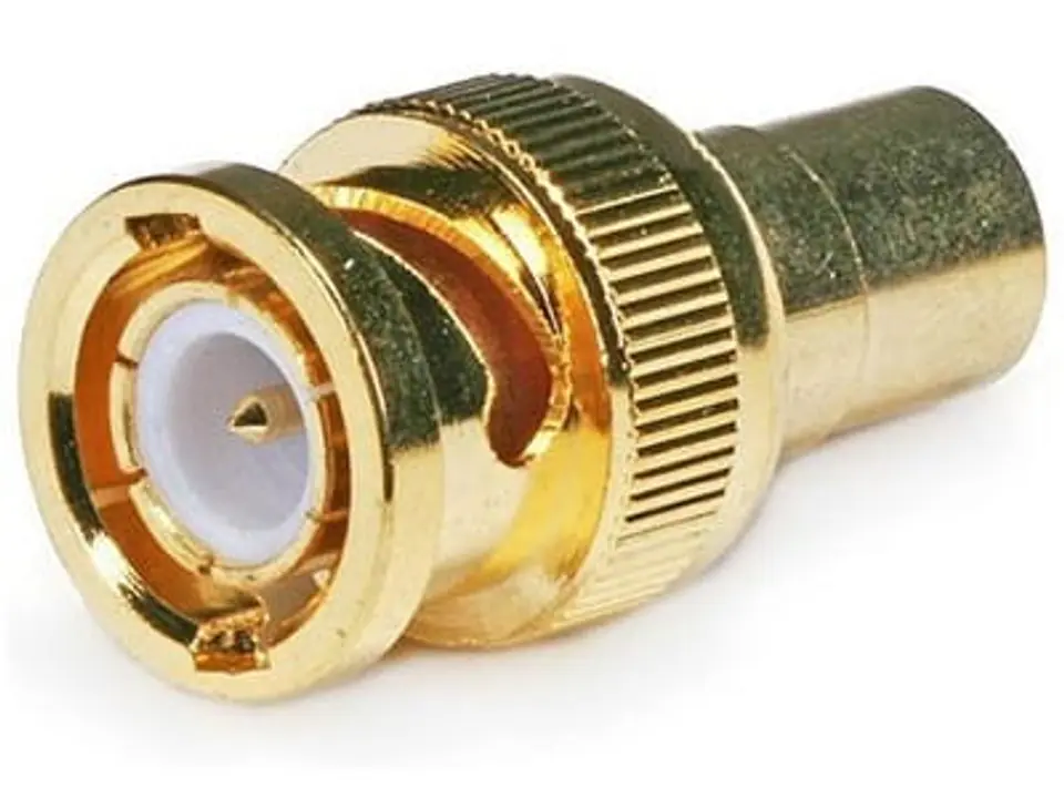 BNC GOLD plug on H155 / RF240 / RG6 BNC gold at Wasserman.eu