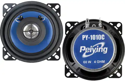 ⁨Głośniki Peiying PY-1010C 4" 10cm 60W 2 szt.⁩ w sklepie Wasserman.eu
