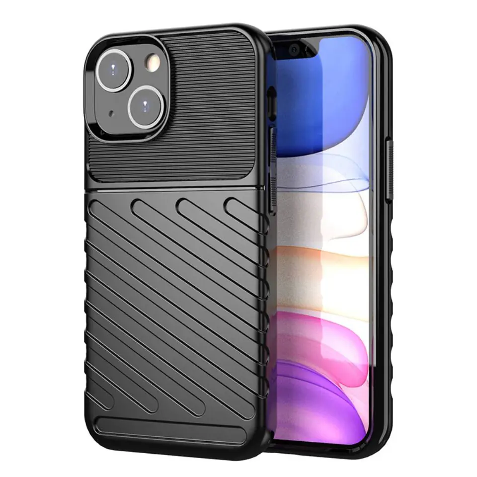 ⁨Case IPHONE 13 MINI Armoured Thunder black⁩ at Wasserman.eu