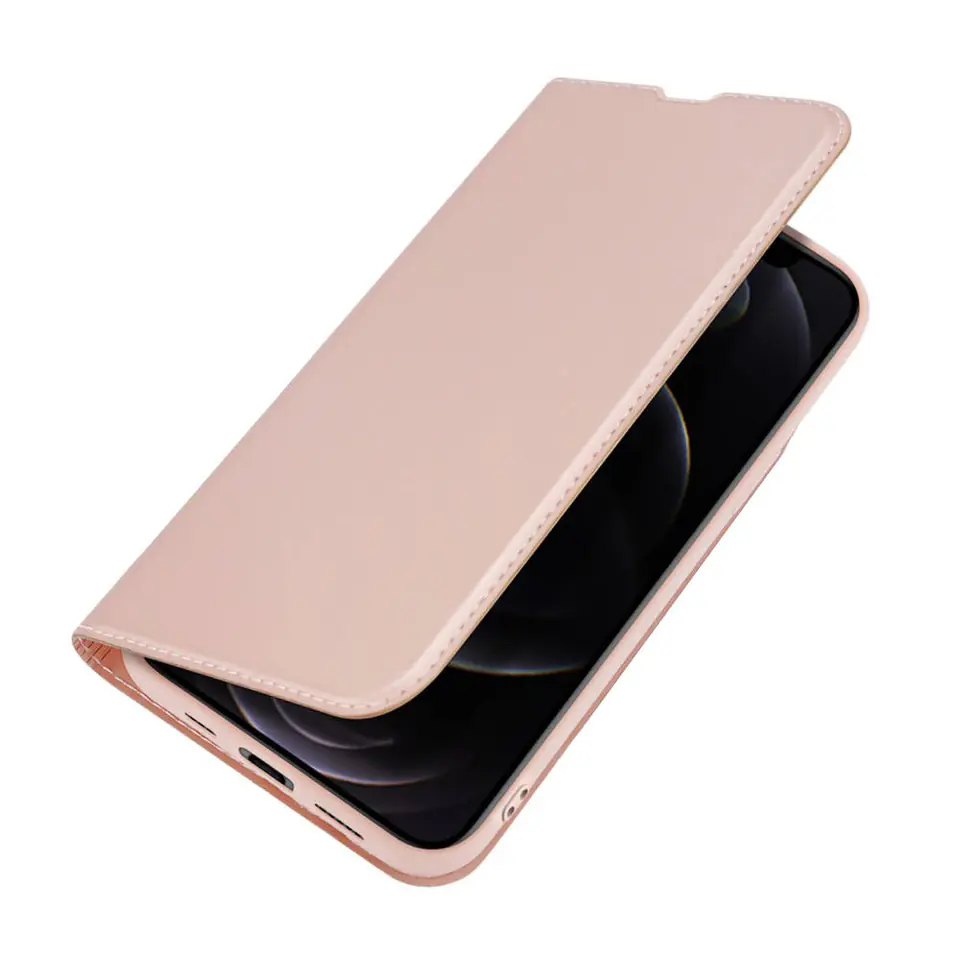 ⁨Case IPHONE 13 PRO with Dux Ducis Leather Skin Leather light pink⁩ at Wasserman.eu
