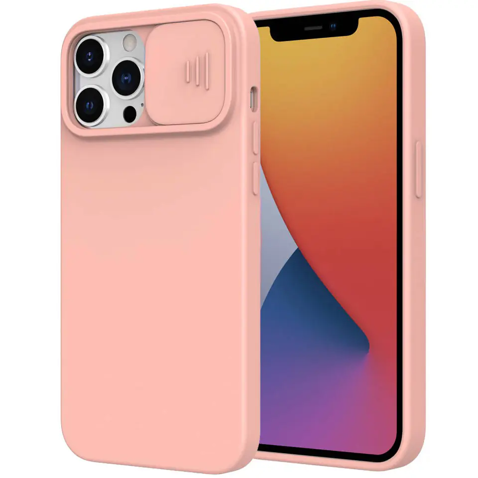 ⁨REALME 9 PRO Silicone Case with Camera Cover Nexeri Silicone Peach Lens⁩ at Wasserman.eu