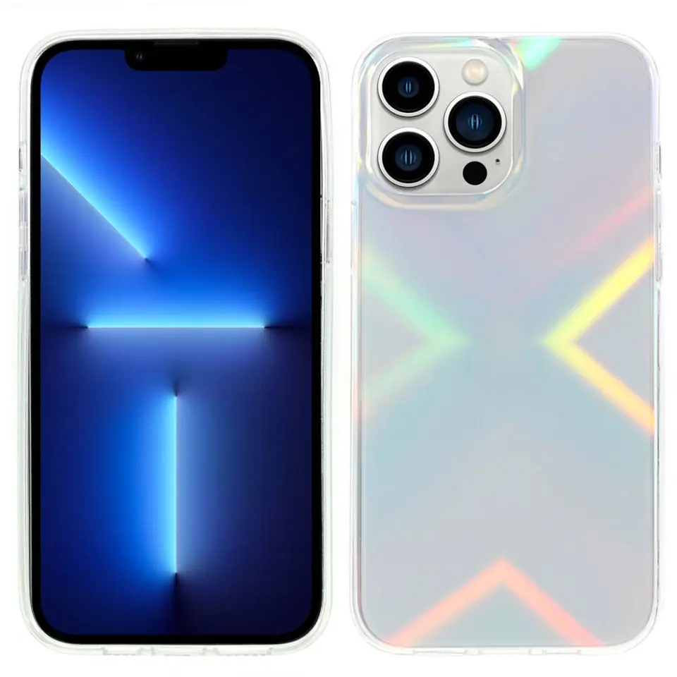 ⁨Case IPHONE 13 PRO Kingxbar Streamer Series Triangle Pattern multicolor⁩ at Wasserman.eu