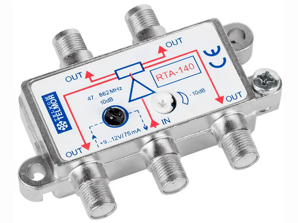 ⁨Rozgałęźnik aktywny Telmor RTA-140⁩ w sklepie Wasserman.eu