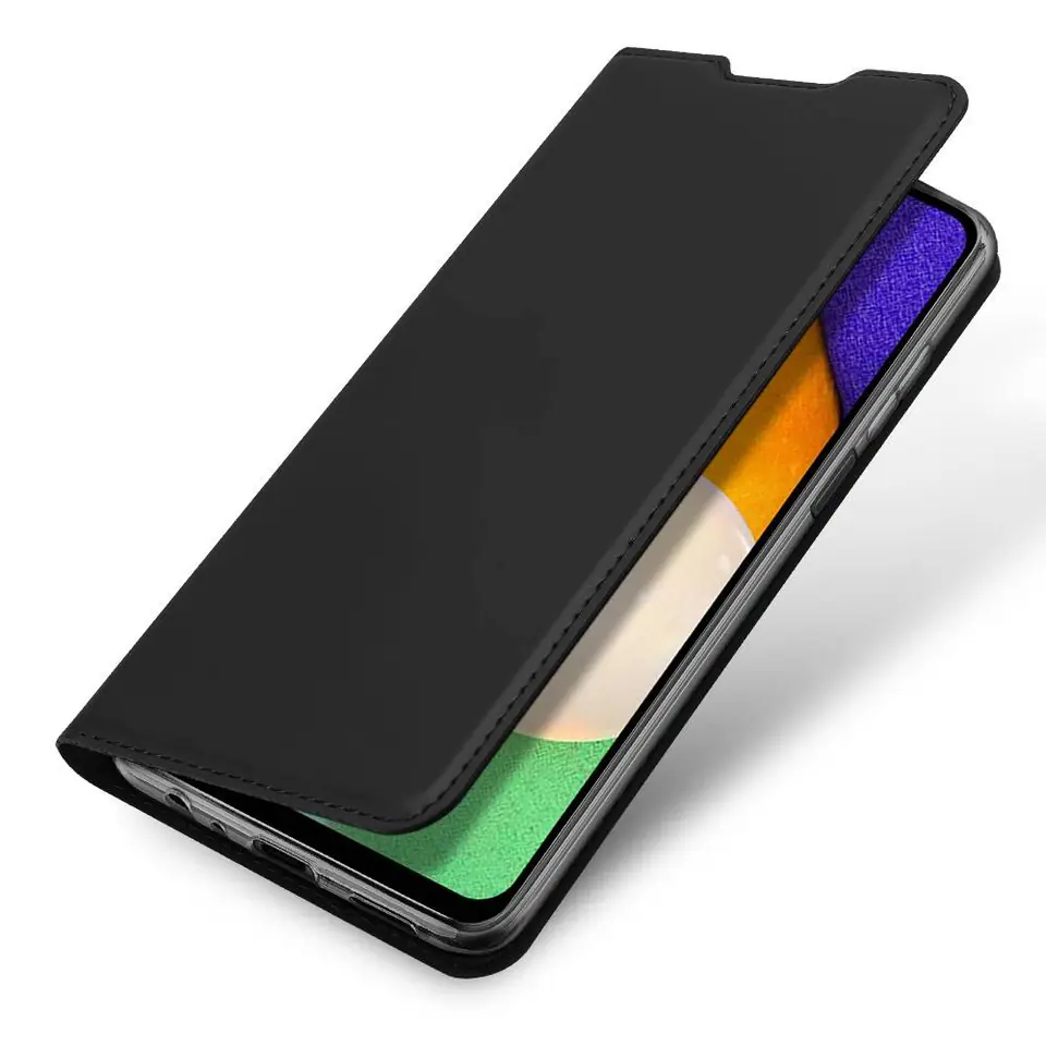 ⁨Case SAMSUNG GALAXY A03S with Dux Ducis Leather Leather black⁩ at Wasserman.eu