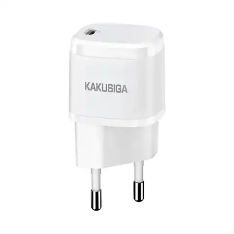 ⁨Wall charger USB-C PD 20W 3A KAKU KSC-597 Quick Charge 3.0 white⁩ at Wasserman.eu
