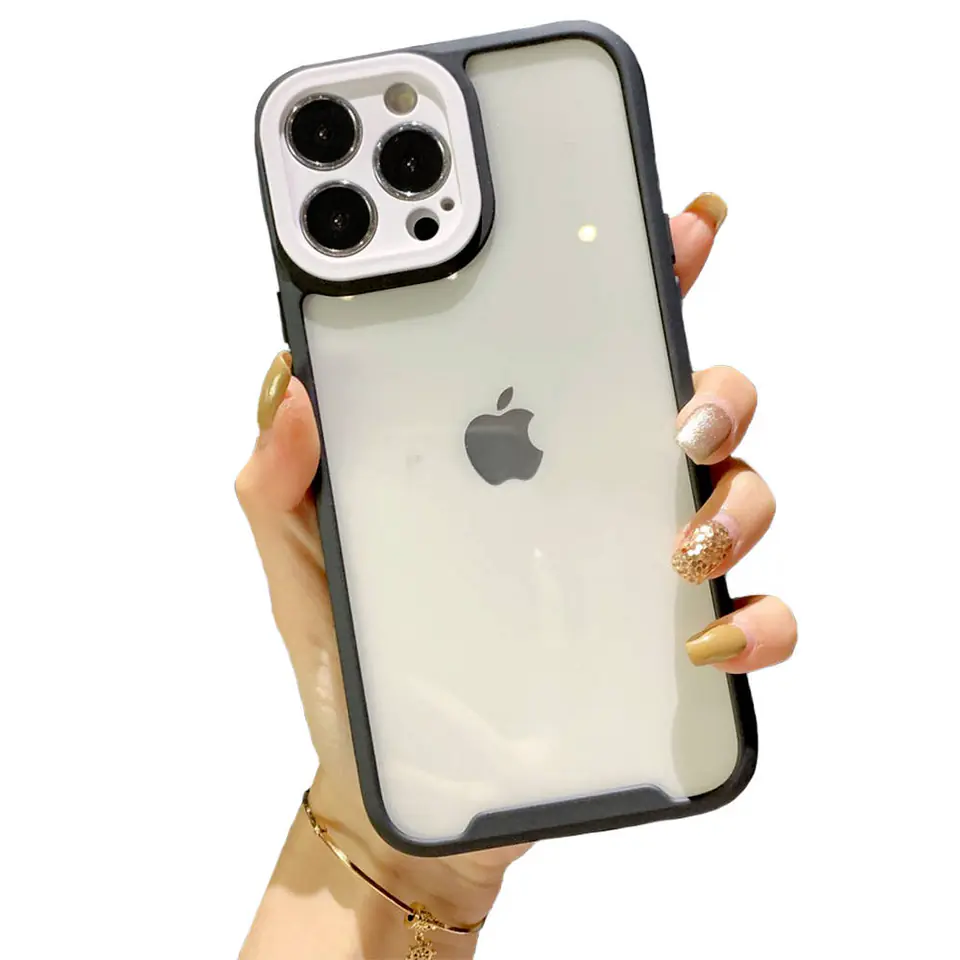 ⁨Etui IPHONE 12 Nexeri Camera Protector Case czarne⁩ w sklepie Wasserman.eu