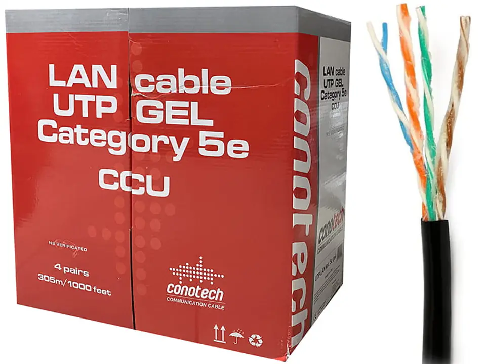 Conotech UTP LAN 4x2x0,51 CCU-Messgerät geliertes UTP LAN CAT.5e-Gel im Wasserman.eu