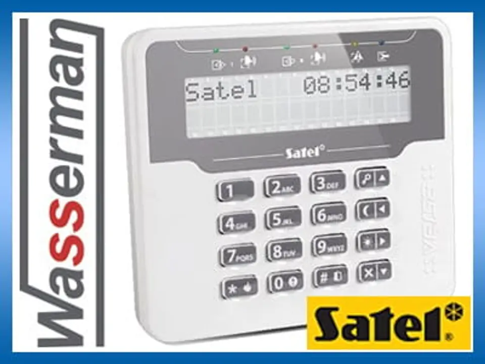 ⁨VERSA-LCDM-WH SATEL keypad⁩ at Wasserman.eu