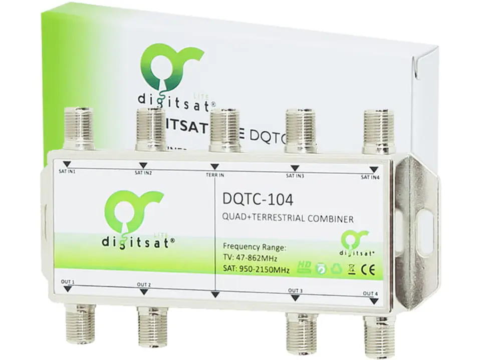 TV-SAT x4 Digisat DQTC-104 combiner at Wasserman.eu