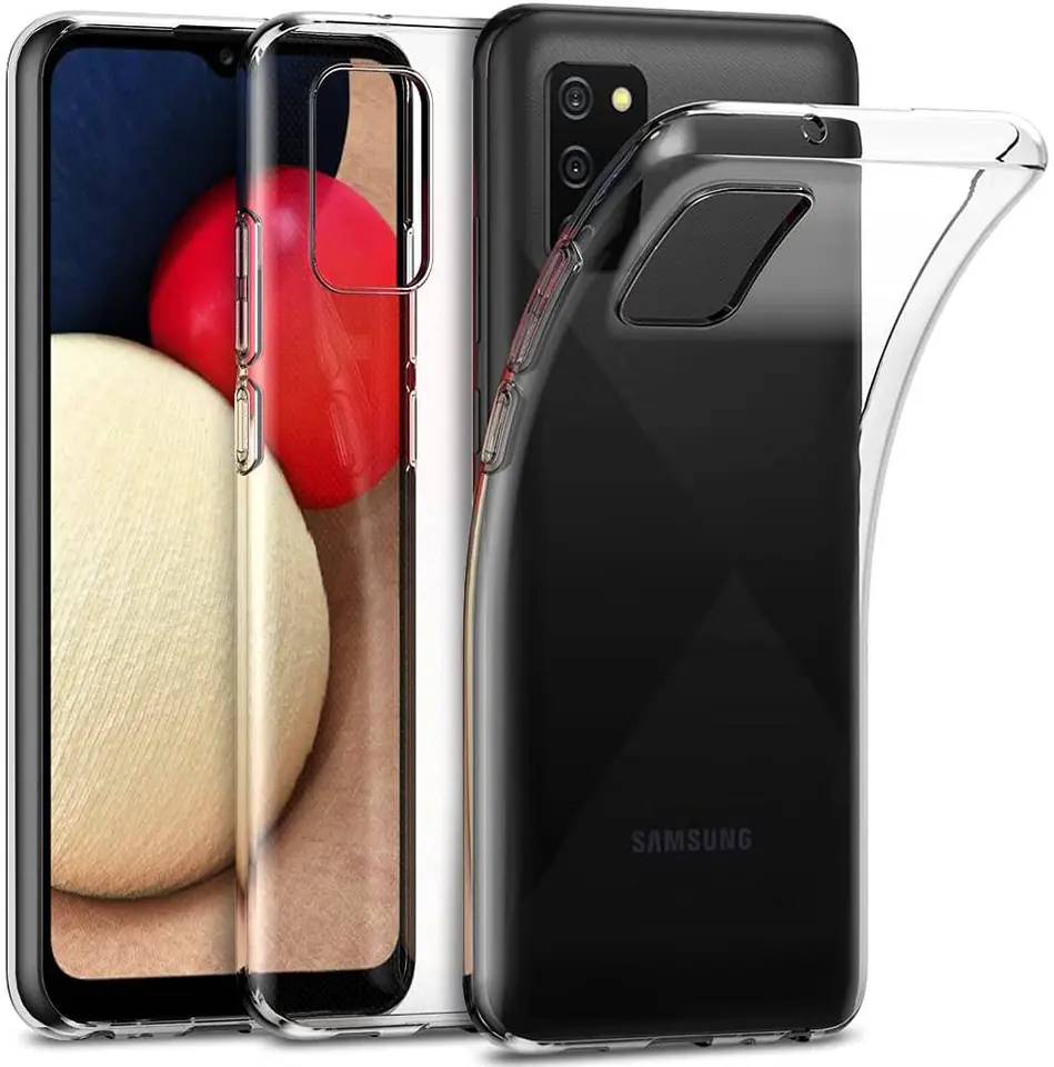 ⁨Etui SAMSUNG GALAXY A03S Silikonowe Jelly Case Mercury transparentne⁩ w sklepie Wasserman.eu