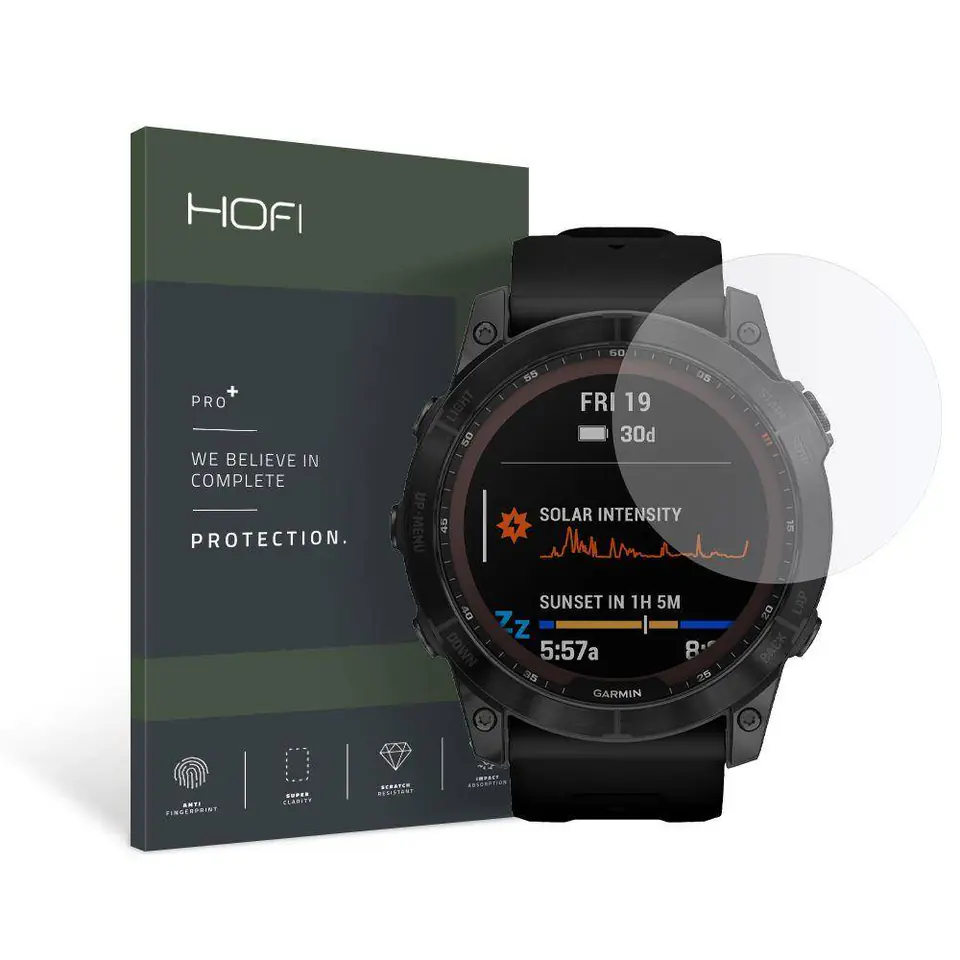 ⁨5D TEMPERED GLASS GARMIN FENIX 6X / 6X PRO HOFI Glass Pro+⁩ at Wasserman.eu