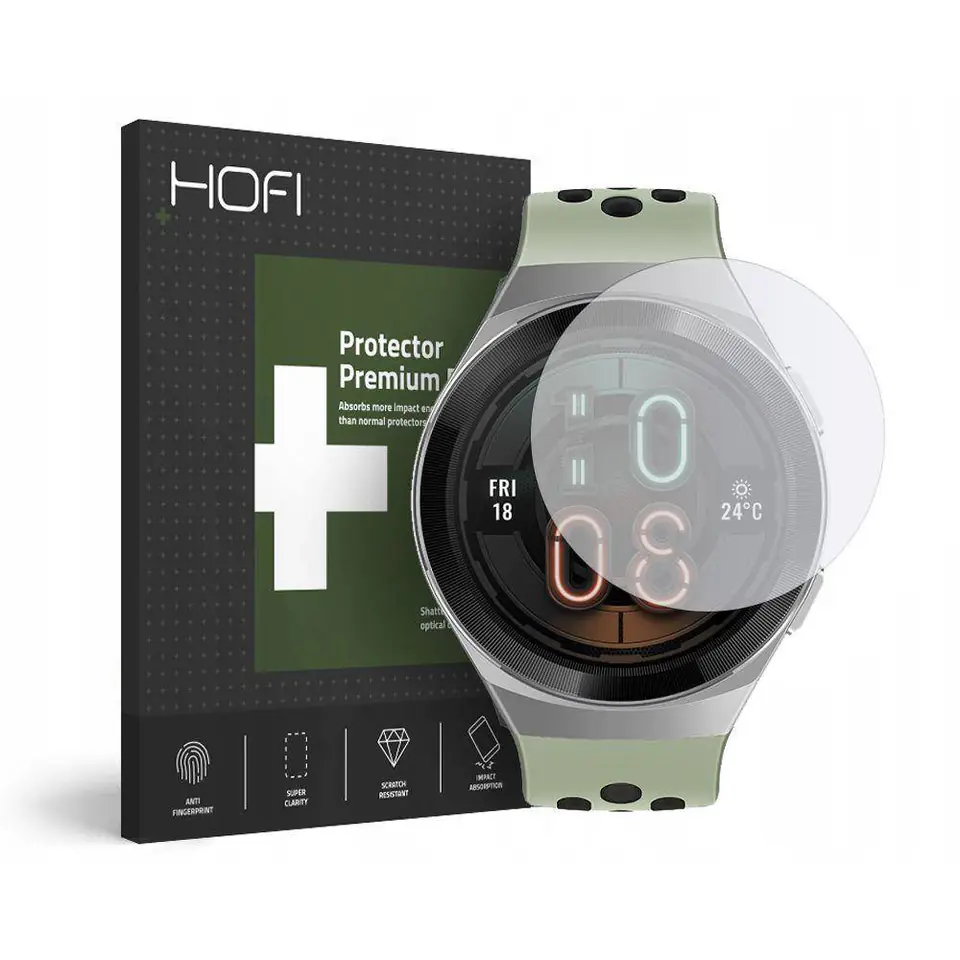 Szkło Hartowane 2.5D HUAWEI WATCH GT 2E 46MM HOFI Glass Pro+ w sklepie Wasserman.eu