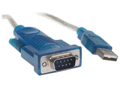 ⁨Kabel konwerter USB - RS232 (DB9M)⁩ w sklepie Wasserman.eu