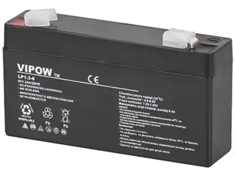 ⁨Vipow BAT0203 6V 1.3Ah gel battery⁩ at Wasserman.eu